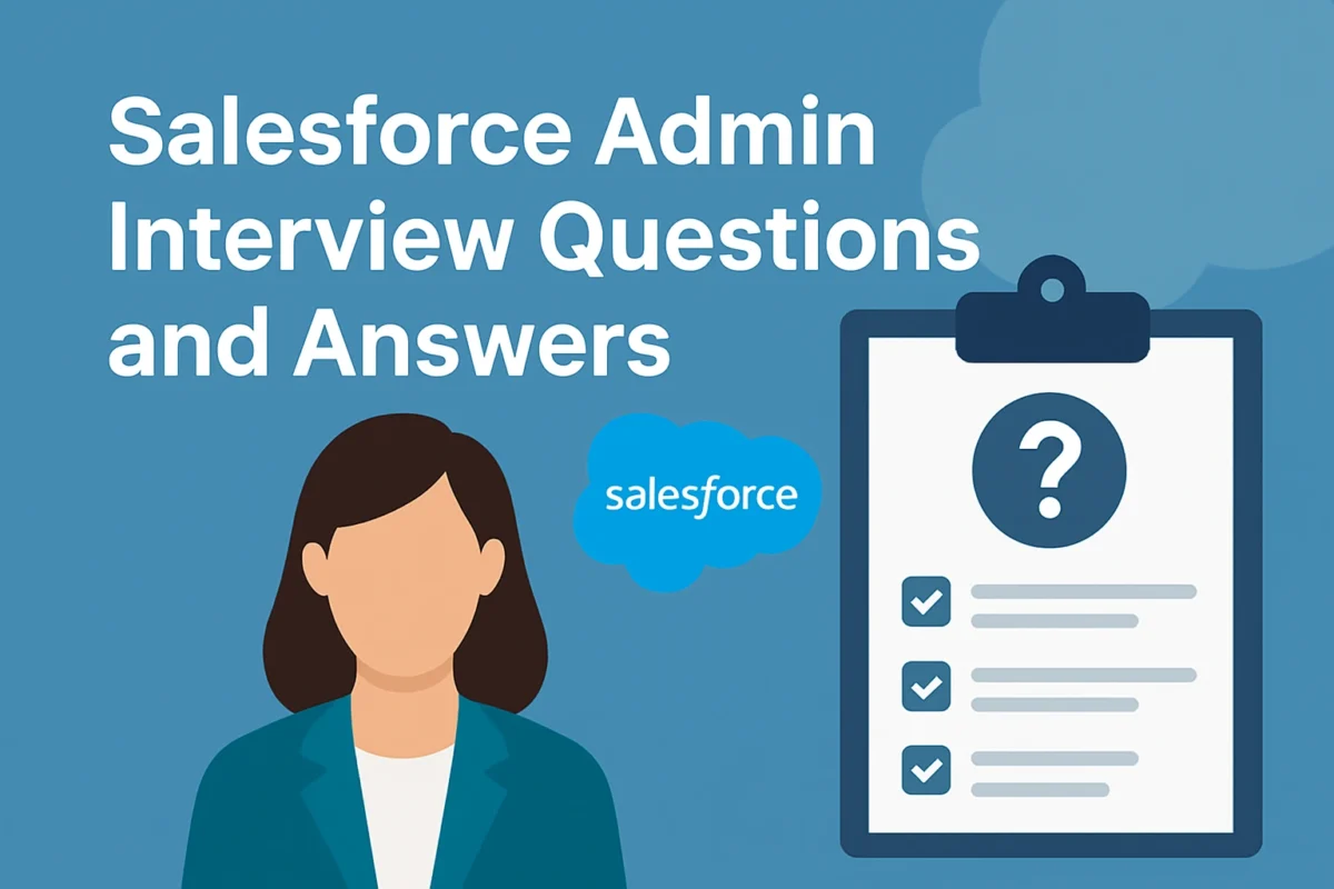 Salesforce Admin interview questions and answers